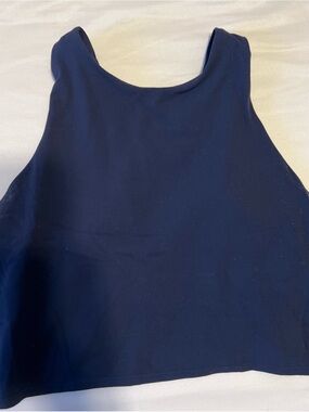 Athleta Navy Scoop Neck Tank
